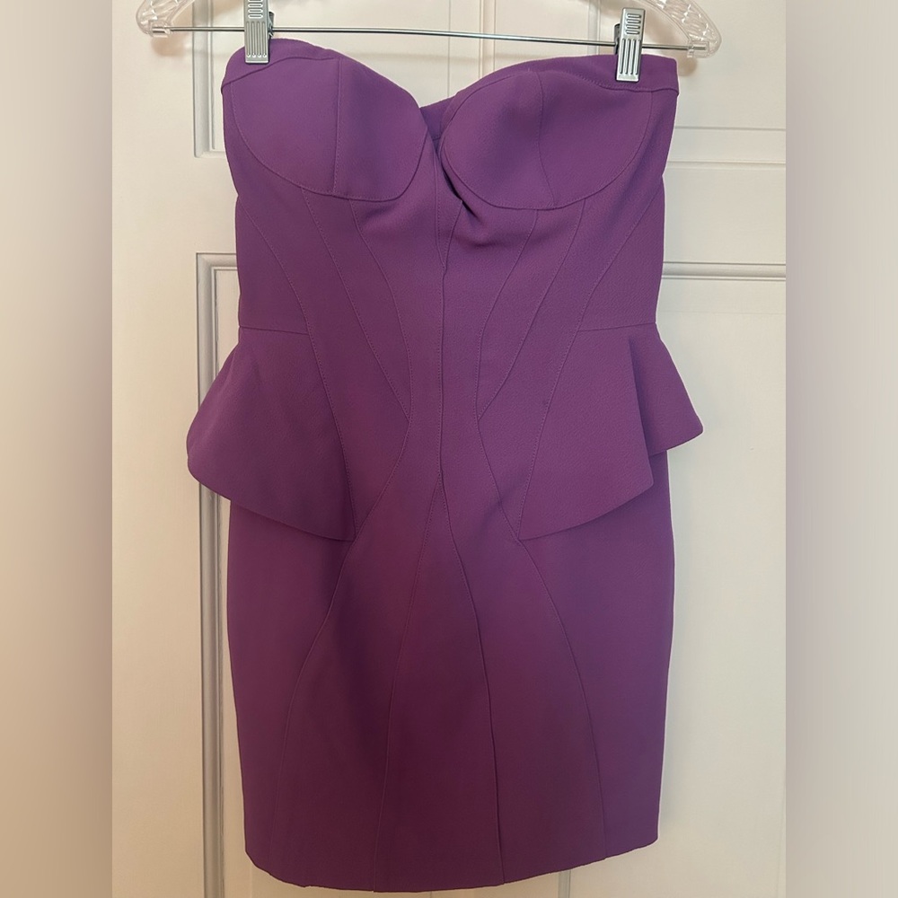 Ark and Co strapless dress. Purple size small.